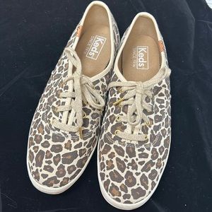 Women’s leopard Keds. Size 7 1/2